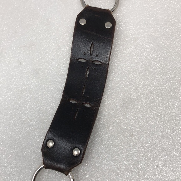 HIPWear Belt Brown Perferated Segmented Italian Leather Size Medium - Picture 9 of 17